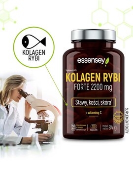 Essensey Kolagen Rybi Forte 2200 mg, kapsułki, 120 szt.