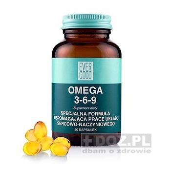 Omega 3-6-9, kapsułki (Evergood), 50 szt.