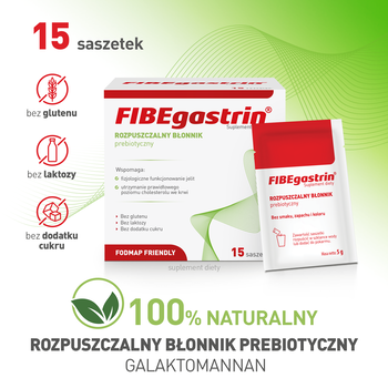 FIBEgastrin, proszek, saszetki, 15 szt.