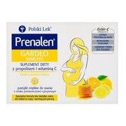 Prenalen Gardło Immuno, pastylki do ssania, smak pomarańczowo - cytrynowy, 24 szt. https://azcdn.doz.pl/image/d/product/c44d57fd-scale-180x180.png