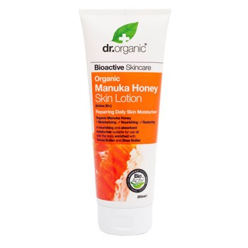 Dr Organic Manuka Honey, organiczne mleczko do ciała, 200 ml