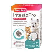 Beaphar IntestoPro, prawidłowe funkcjonowanie jelit u kotów i psów do 20 kg, tabletki, 20 szt.