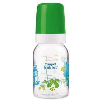 Canpol, butelka dekorowana, Afryka, 120 ml (BPA 0%)