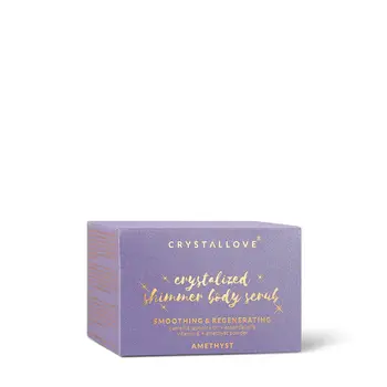 Crystallove, peeling do ciała z ametystem, 200 g