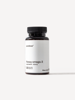 Sundose Kwasy Omega-3, kaps.miękkie, 30 szt