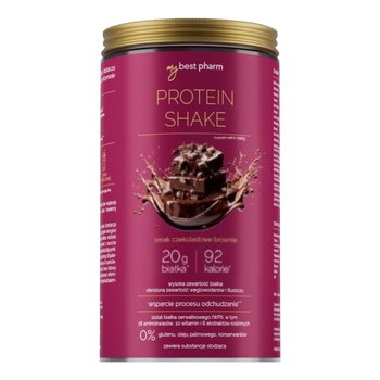 MyBest ProteinShake, proszek, czekoladowe brownie, 450 g