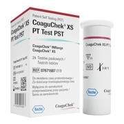 CoaguChek XS PT Test INR PST, paski diagnostyczne, 24 szt.