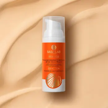 BasicLab Proteticus, tonująca emulsja ochronna SPF 50+ PA++++ PPD 41,9 Prewencja i Antyoksydacja, 50 ml