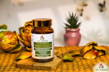 My Herbs Sylimaryna z ekstraktem z karczocha i mniszka lekarskiego, kapsułki, 80 szt.