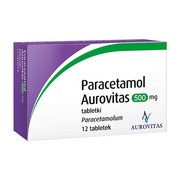 alt Paracetamol  Aurovitas, 500 mg, tabletki, 12 szt.
