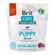 Brit Care Hypoallergenic Puppy, hipoalergiczna karma dla szczeniąt i młodych psów wszystkich ras, jagnięcina i ryż, 1 kg