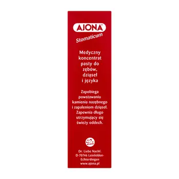 Ajona Stomaticum, koncentrat pasty do zębów, 6 ml