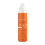 Avene Eau Thermale, bardzo wysoka ochrona przeciwsłoneczna SPF 50+, spray, 200 ml https://azcdn.doz.pl/image/d/product/825e0e42-scale-180x180.png