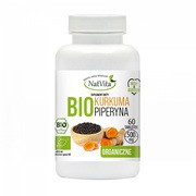 NatVita Bio Kurkuma + Bio Piperyna 500 mg, tabletki, 60 szt.        