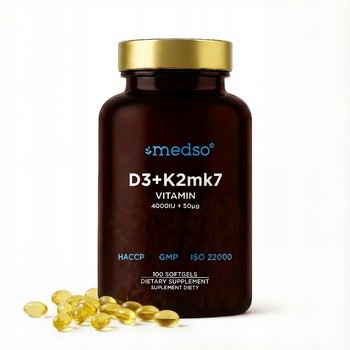 Medso D3 + K2 MK7, kapsułki miękkie, 100 szt.
