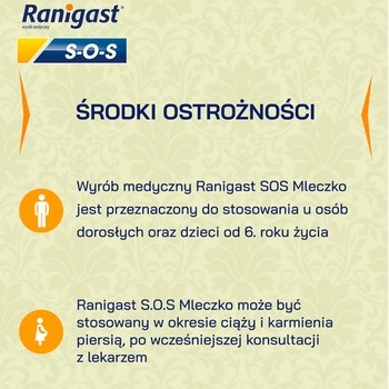 Ranigast S-O-S Mleczko, zawiesina doustna, 200 ml