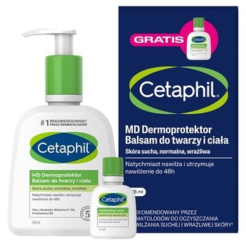 Cetaphil MD Dermoprotektor, balsam do twarzy i ciała, 236ml + mini produkt