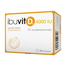 Ibuvit D3 4000 IU, 4000 IU, kapsułki miękkie, 90 szt.