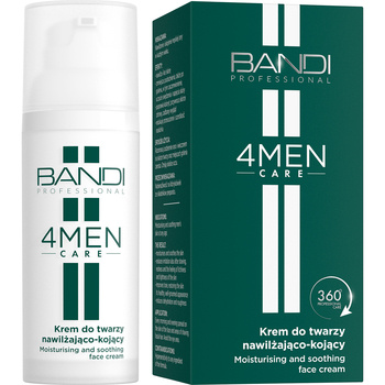 Bandi 4MEN Care, krem do twarzy nawilżająco-kojący, 50 ml