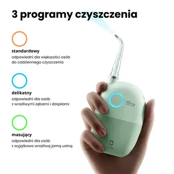 Oclean Irygator dentystyczny AirPump A10, przenośny, biały, 1 szt.