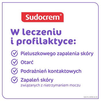 Sudocrem Expert, krem barierowy, pieluszkowe zapalenie skóry, otarcia, 125 g