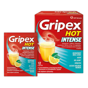 Gripex Hot Intense, proszek do sporządzenia roztworu doustnego, 12 saszetek