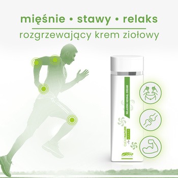 Clear Nature, BIO relaksujący krem ziołowy, 200 ml