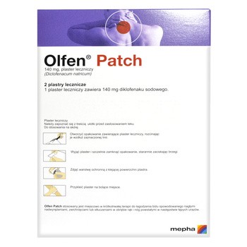 Olfen Patch, 140 mg, plastry lecznicze, 2 szt.