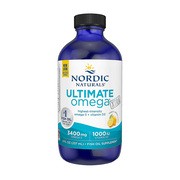 Nordic Naturals Ultimate Omega Xtra 3400 mg, płyn, smak cytrynowy, 237 ml        