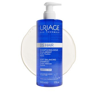 Uriage DS Hair, delikatny szampon regulujący, 500 ml
