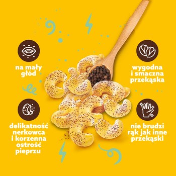 Bakalland, orzechy nerkowca prażone pieprz, 170 g