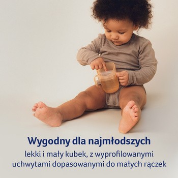 Canpol Lovi Genius, kubek treningowy Nude, 150 ml