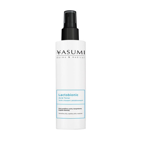 Yasumi Yasumi Lactobionic Acid, tonik do twarzy z kwasem laktobionowym, 200 ml — Składniki i ocena