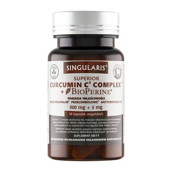 Singularis Curcumin C3 Complex + Bioperine, kapsułki, 30 szt.