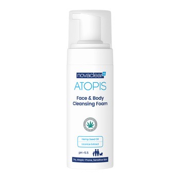Novaclear Atopis, pianka do mycia twarzy, 150 ml