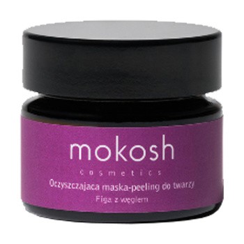 Mokosh, Wygładzająco-oczyszczająca maska do twarzy, figa z węglem, 15 ml