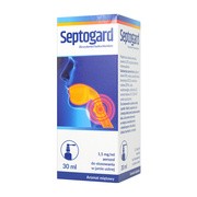 Septogard, 1,5 mg/ml, aerozol do stosowania w jamie ustnej, 30 ml