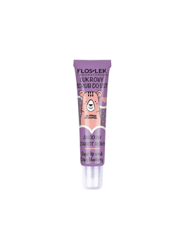 Flos-Lek, Vege Lip Care, cukrowy scrub do ust, jagodowy zawrót głowy, 14 g