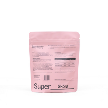 SuperPauza Kolagen Super skóra, proszek, smak wiśniowy, 360 g
