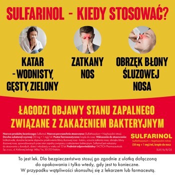 Sulfarinol, krople do nosa, 20 ml