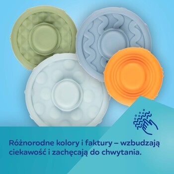 Canpol Babies, sensoryczna układanka piramidka, 1 szt.