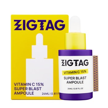 Zigtag Vitamin C 15% Super Blast Ampoule, ampułka z witaminą C na przebarwienia, 24 ml