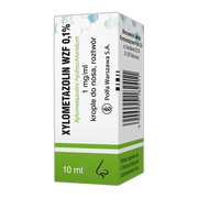 Xylometazolin (WZF) 0.1%, krople do nosa, 10 ml