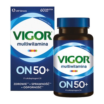 Vigor multiwitamina ON 50+, tabletki, 60 szt.