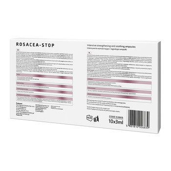Apis Rosacea-Stop, intensywnie wzmacniające i łagodzące ampułki, 3 ml x 10 szt.