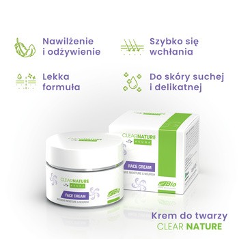 Akuna Clear Nature, krem do twarzy na dzień, 51 ml