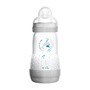 MAM Anti-Colic, butelka antykolkowa 4 m+, średni przepływ, szara, 260 ml