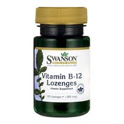 Swanson Witamina B 12, 1000 µg, tabletki do ssania, 100 szt.