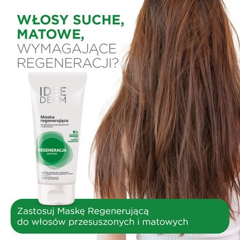 Idee Derm, maska regenerujące do włosów przesuszonych, 200 ml