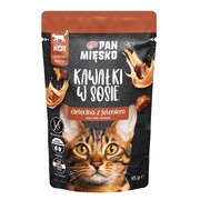 Pan Mięsko, karma mokra dla kota, cielęcina z jeleniem, 85 g